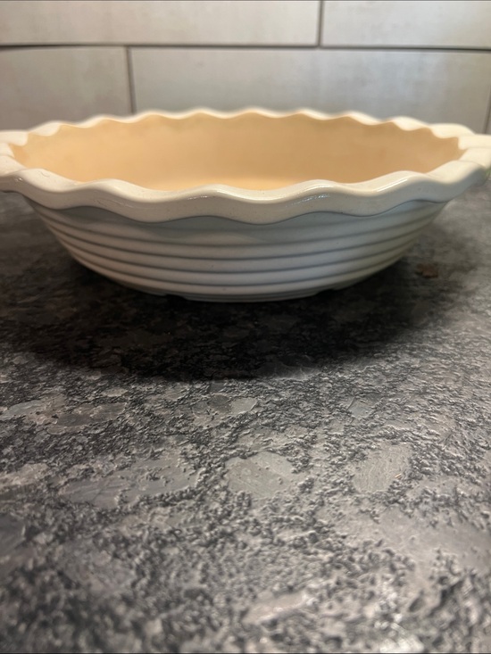 glazed stoneware pampered chef stone dish